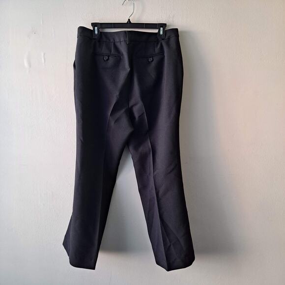 Talbots Petite Womens Black Raleigh Plain Front Pants - Size 12P - Picture 6 of 8